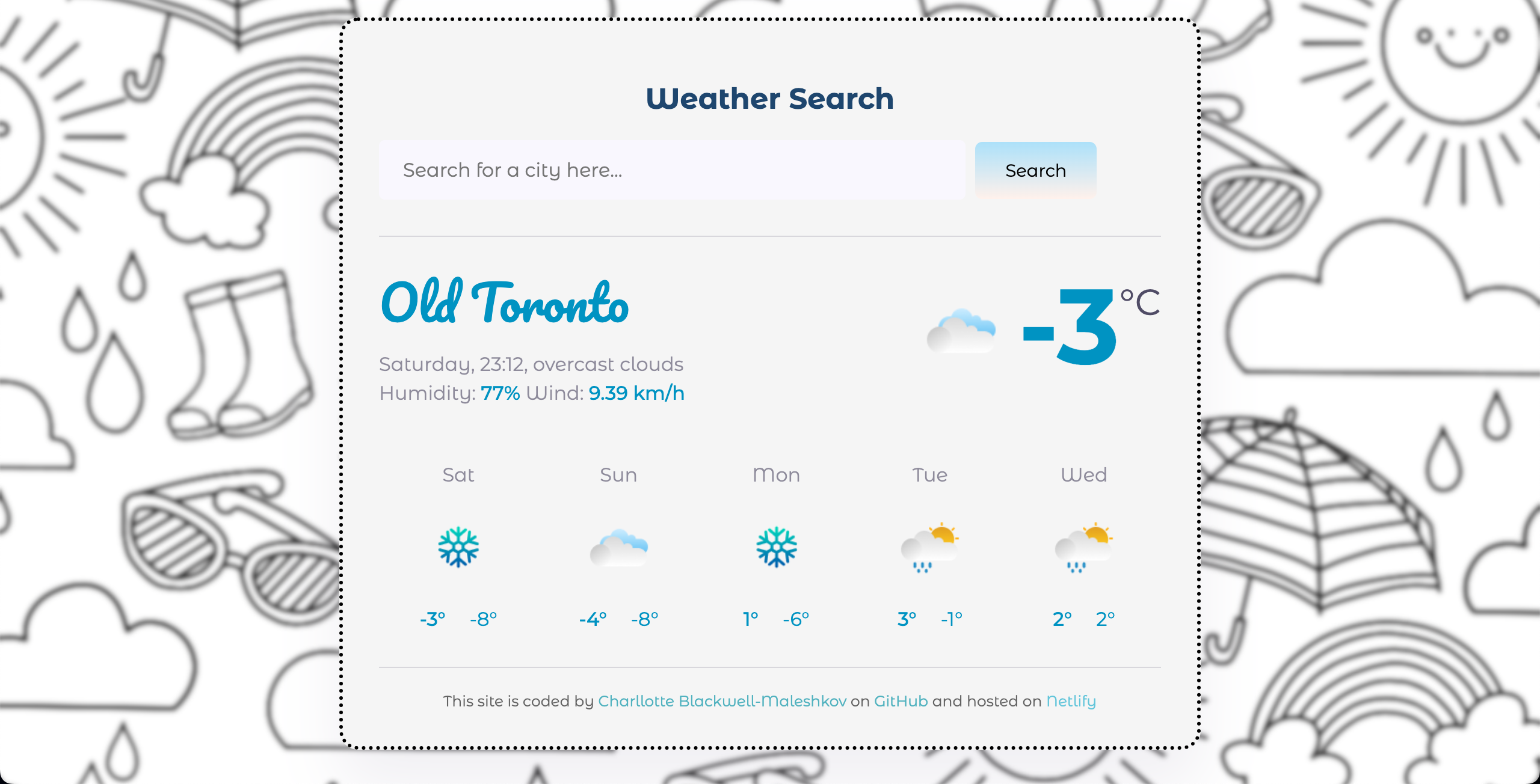weather search
